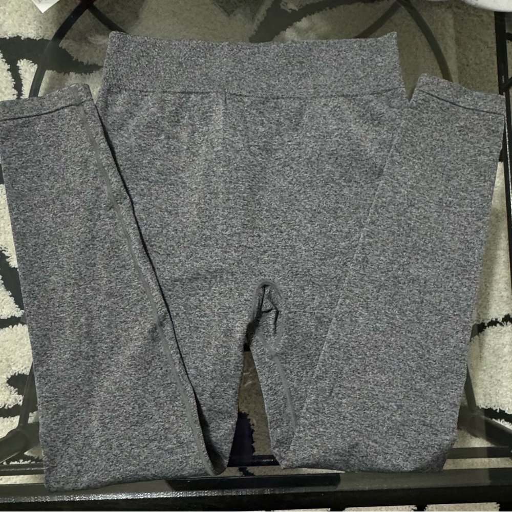 American Tall seamless black & gray leggings - Picture 4 of 6